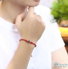 Vòng tết dây charm Quan Âm phổ chiếu ( VHM 393 )