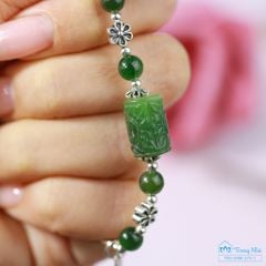 Vòng ngọc bích mix charm lu thống ( TRS VHM 275 )
