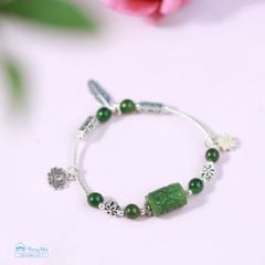 Vòng ngọc bích mix charm lu thống ( TRS VHM 275 )