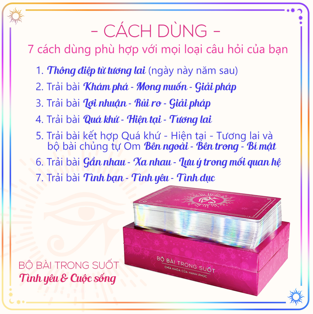 Bộ bài Trong Suốt - Tình Yêu và Cuộc Sống