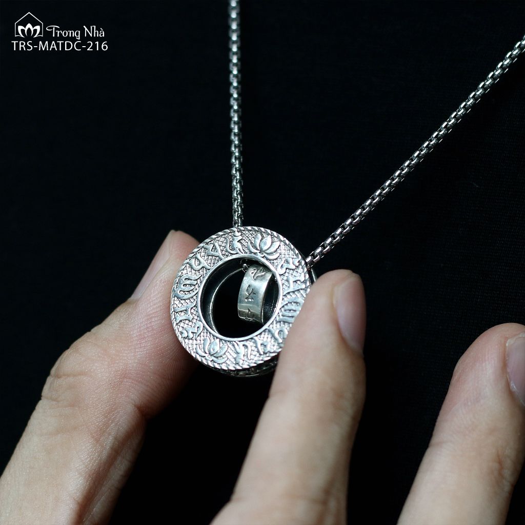 Mặt dây chuyền Liên Hoa Tam Chú ( TRS MATDC 216 )