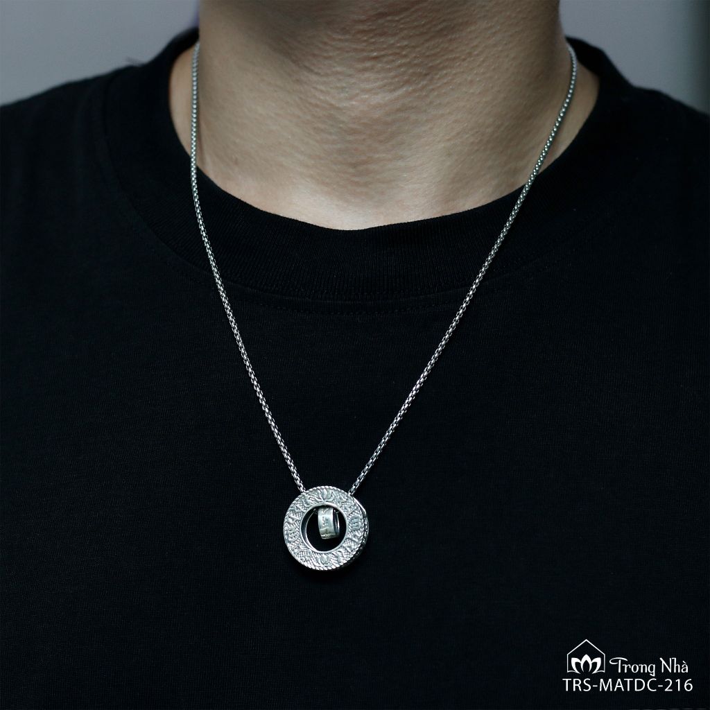 Mặt dây chuyền Liên Hoa Tam Chú ( TRS MATDC 216 )