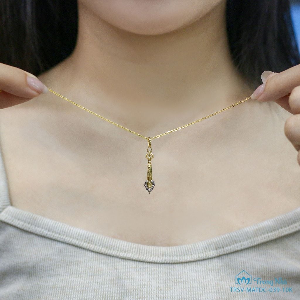 Mặt dây chuyền vàng kiếm Văn Thù ( MATDC 039 )