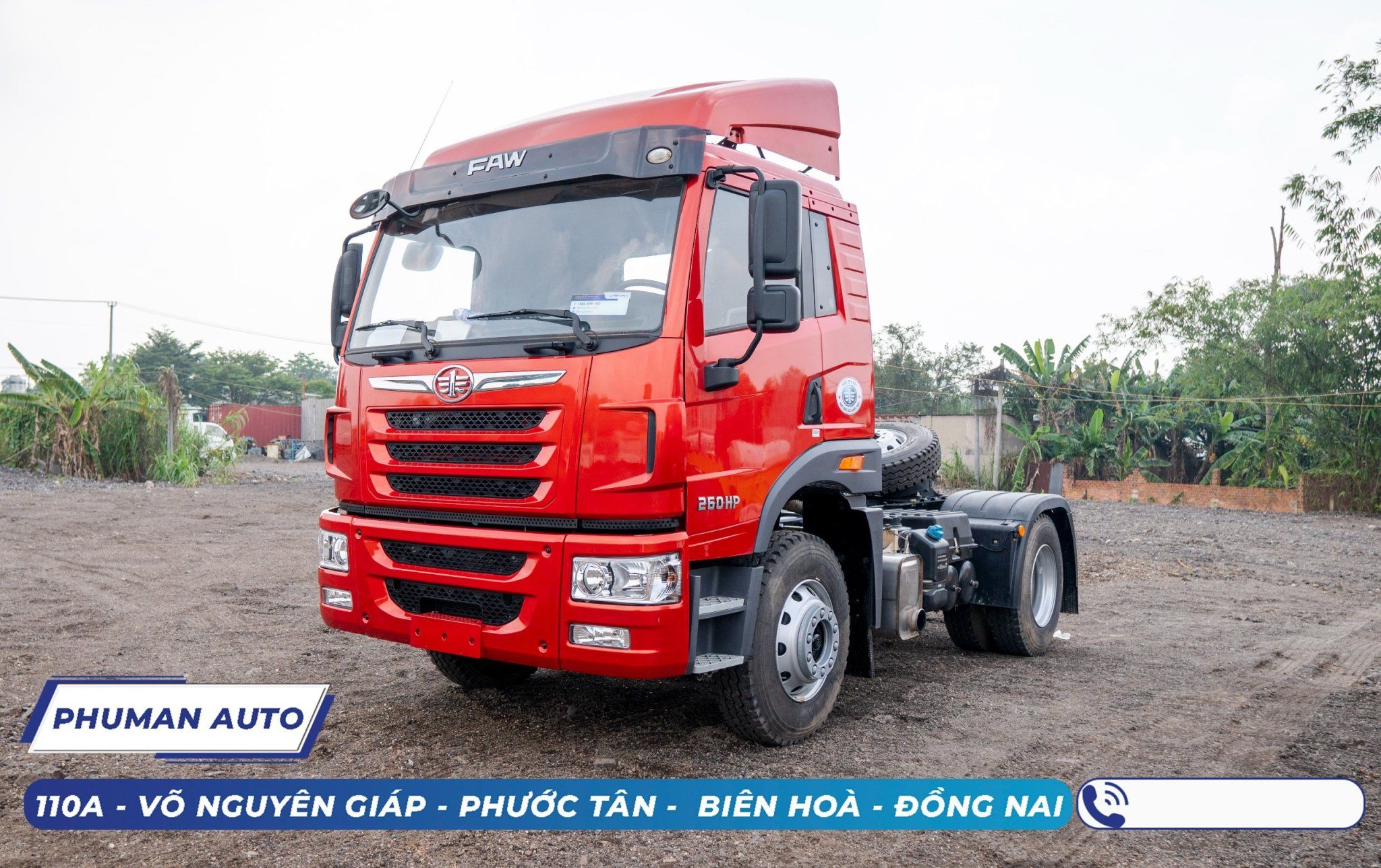  XE ĐẦU KÉO FAW 1 CẦU 260HP - NHẬP KHẨU 