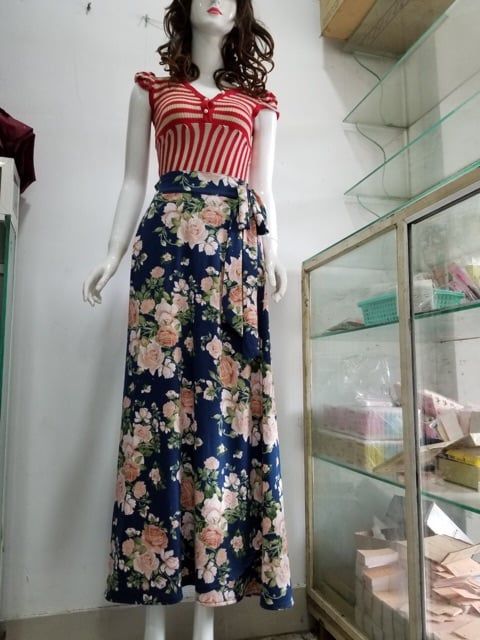 Váy áo chống nắng toàn thân 3 lớp vải lanh nhung Nhật chất xịn mềm êm nhẹ  thoáng mát chùm kín chân giá rẻ nhất tháng 72023