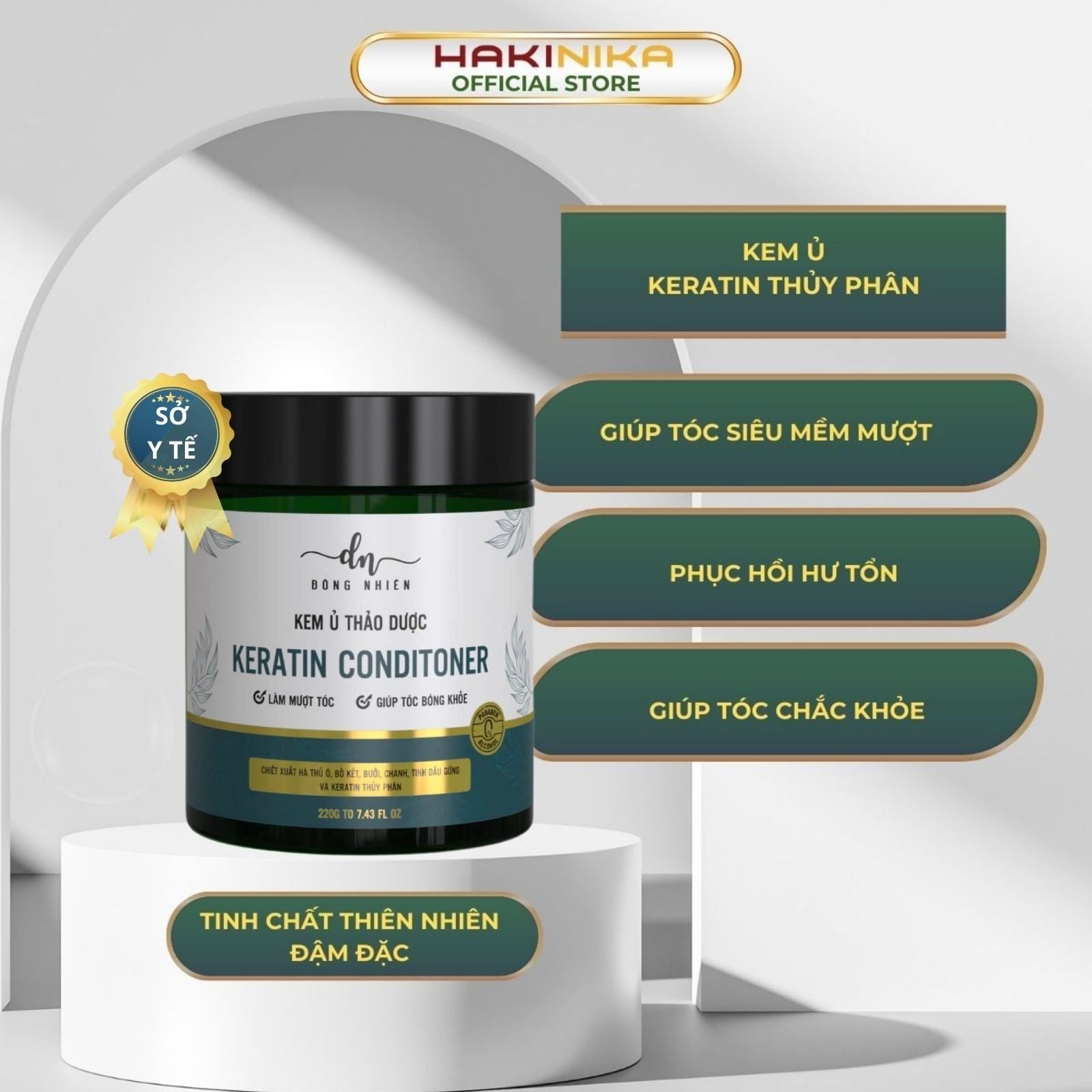  Ủ tóc bổ sung keratin, phục hồi tóc yếu gãy rụng Herbal Silky Hair 