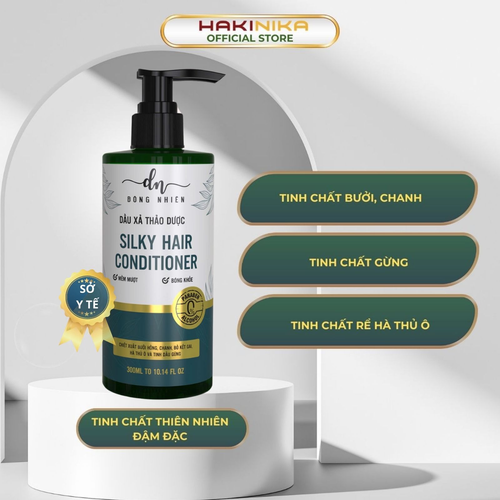  Dầu xả phục hồi hư tổn, giảm gãy rụng, giúp tóc mọc dày khỏe Herbal Silky Hair DongNhien 