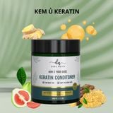  Chăm sóc tóc gãy rụng - Dầu gội giảm gãy rụng + kem ủ phục hồi keratin Dongnhien 