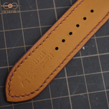  Dây đồng hồ cá sấu sấu Alligator màu đỏ Burgundy 