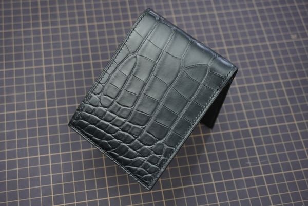  Ví da cá sấu Alligator (đen) 