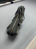  Bao cơ bida da bò sáp Waxy Leather Black Cue Case - Soft - 4x8 