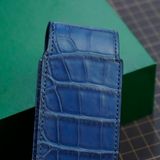  Bao da gập Vertu Signature (xanh navy) 