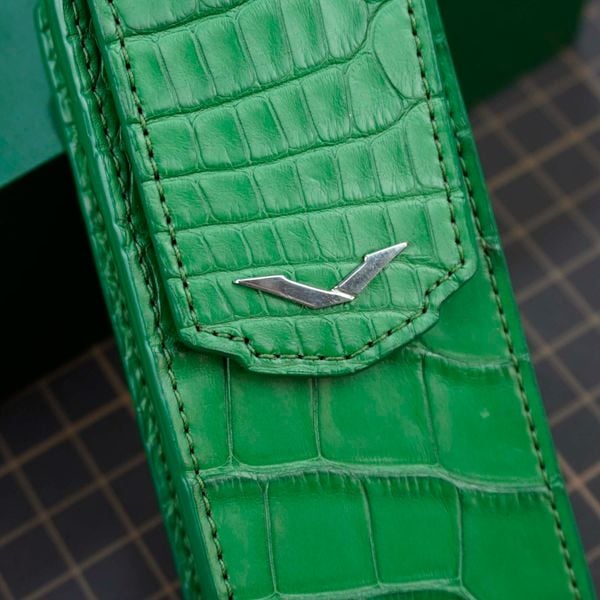  Bao da gập Vertu Signature (xanh lá) 