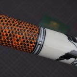  Bọc cơ da kì đà màu cam cho chuôi Peri Pheonix 