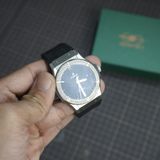  Dây cá sấu Alligator màu đen cho đồng hồ Hublot 