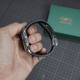  Dây cá sấu Alligator màu đen cho đồng hồ Hublot 