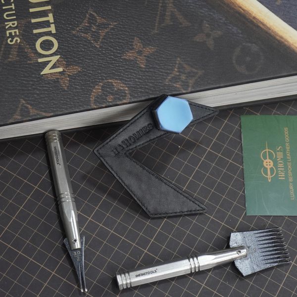  Kẹp lơ bida đôi cánh da bò 