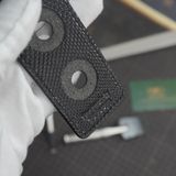  Giữ bịt ren bi da 3 lỗ da rắn karung đen 