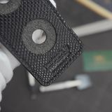  Giữ bịt ren bi da 3 lỗ da rắn karung đen 