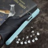  Ốp lưng iphone da cá sấu Alligator màu Sky Blue 