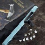  Ốp lưng iphone da cá sấu Alligator màu Sky Blue 