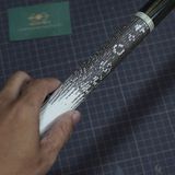  Bọc cơ da kì đà trắng đen cho chuôi Fury 