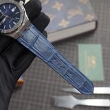  Dây cá sấu Alligator màu xanh navy cho đồng hồ Maurice Lacroix 