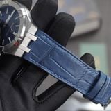  Dây cá sấu Alligator màu xanh navy cho đồng hồ Maurice Lacroix 