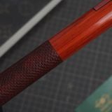  Bọc cơ da rắn Karung màu đỏ đô cho chuôi Custom 