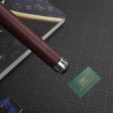  Bọc cơ da rắn Karung màu đỏ đô cho chuôi Custom 