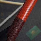  Bọc cơ da rắn Karung màu đỏ đô cho chuôi Custom 