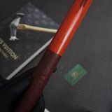  Bọc cơ da rắn Karung màu đỏ đô cho chuôi Custom 