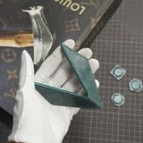  Kẹp lơ bi da hình đôi cánh da rắn ̣Karung ̣̣̣̣̣̣(Màu Xanh) 