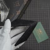  Kẹp lơ bida hình đôi cánh da kì đà màu đen 