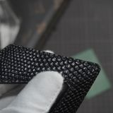  Kẹp lơ bida hình đôi cánh da kì đà màu đen 