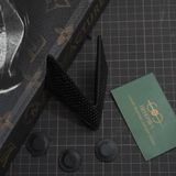  Kẹp lơ bida hình đôi cánh da kì đà màu đen 