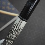  Bọc cơ da kì đà màu trắng đen cho chuôi CueTec 
