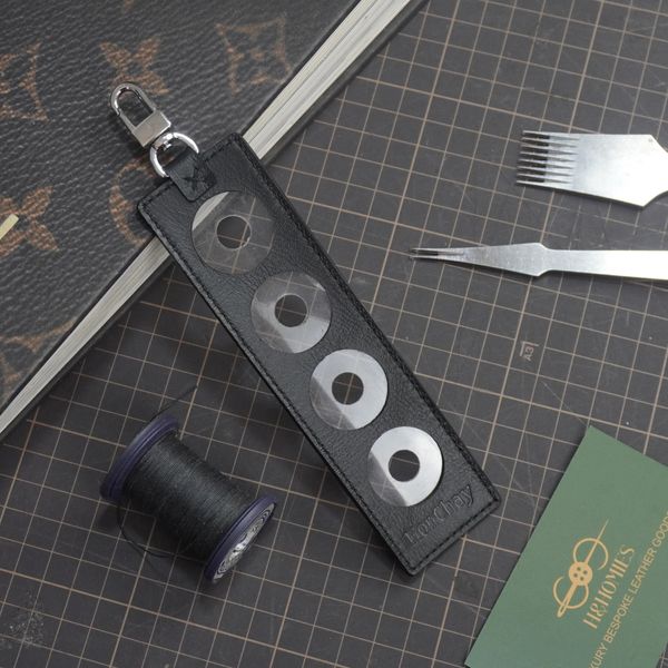  Giữ bịt ren bida da 4 lỗ da bò 