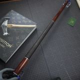  Bọc cơ bida da voi màu nâu cho chuôi How Cue 