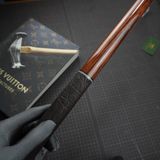  Bọc cơ bida da voi màu nâu cho chuôi How Cue 