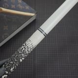  Bọc cơ da kì đà màu trắng đen cho chuôi Peri 