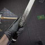  Bọc cơ da kì đà trắng đen cho chuôi Mit Cues 