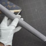  Bọc cơ da rắn Karung màu xám cho chuôi Mezz Cues 