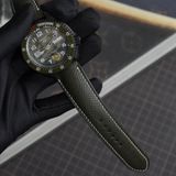 Dây da Epsom màu xanh rêu cho đồng hồ Seiko 
