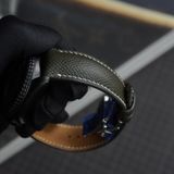  Dây da Epsom màu xanh rêu cho đồng hồ Seiko 