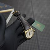  Dây cá sấu Alligator màu nâu cho đồng hồ Titoni 