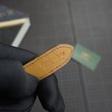  Dây cá sấu Alligator màu nâu cho đồng hồ Titoni 