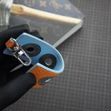  Giữ bịt ren bida  3 lỗ da bê epsom và da togo 