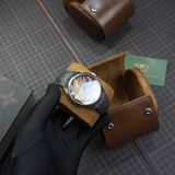  Dây da cá đuối màu đen cho đồng hồ Custom 