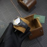  Dây da cá đuối màu đen cho đồng hồ Custom 